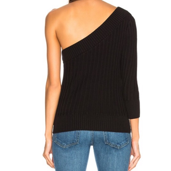 NWT Frame Cable Knit One Shoulder Sweater - Picture 3 of 7